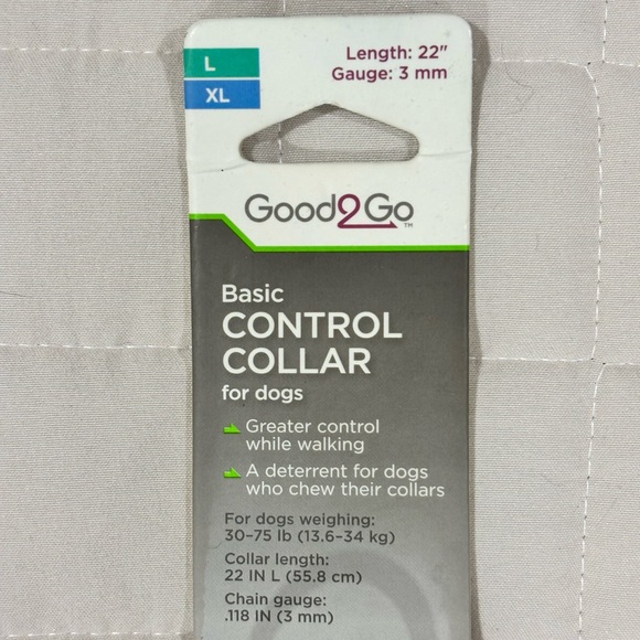 NWT Good2Go Basic Control Collar for Dogs L/XL 22” 3mm Gauge - Picture 2 of 3